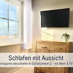 Meerestraum Ruegen - Erste Reihe, Panorama-meerblick & Kamin, Hund Willkommen, Ruhige Lage, 150 M Zur Ostsee * Dranske