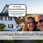 Feriehus Meerestraum Ruegen - Erste Reihe, Panorama-meerblick & Kamin, Hund Willkommen, Ruhige Lage, 150 M Zur Ostsee