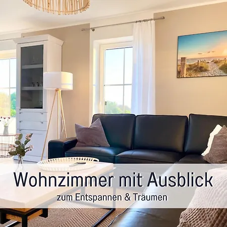Ferienhaus Meerestraum Rügen - Panorama-meerblick, Erste Reihe, Kamin&hund Willkommen Dranske