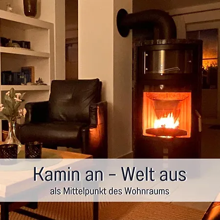 Ferienhaus Meerestraum Rügen - Panorama-meerblick, Erste Reihe, Kamin&hund Willkommen Dranske