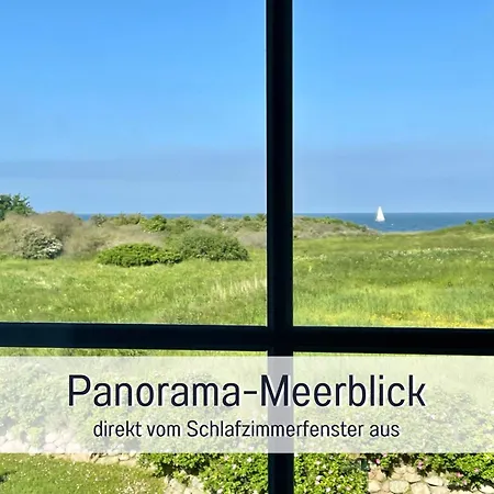 Meerestraum Ruegen - Erste Reihe, Panorama-meerblick & Kamin, Hund Willkommen, Ruhige Lage, 150 M Zur Ostsee