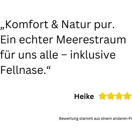 Meerestraum Ruegen - Erste Reihe, Panorama-meerblick & Kamin, Hund Willkommen, Ruhige Lage, 150 M Zur Ostsee *