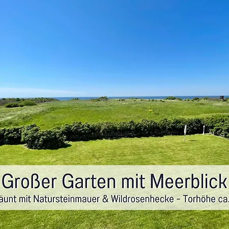 Meerestraum Ruegen - Erste Reihe, Panorama-meerblick & Kamin, Hund Willkommen, Ruhige Lage, 150 M Zur Ostsee