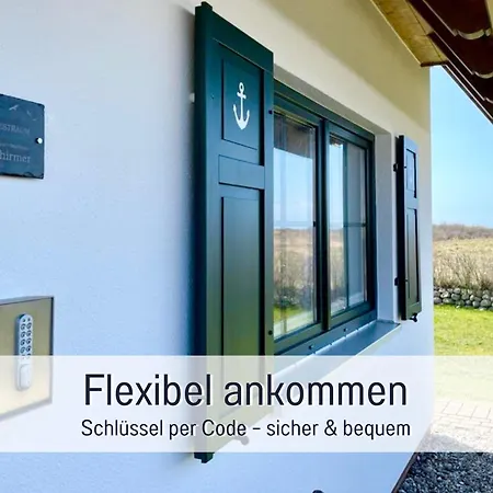 Feriehus Meerestraum Ruegen - Erste Reihe, Panorama-meerblick & Kamin, Hund Willkommen, Ruhige Lage, 150 M Zur Ostsee *