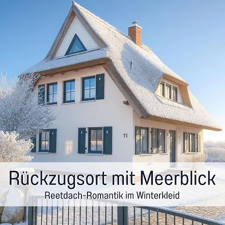 Meerestraum Ruegen - Erste Reihe, Panorama-meerblick & Kamin, Hund Willkommen, Ruhige Lage, 150 M Zur Ostsee
