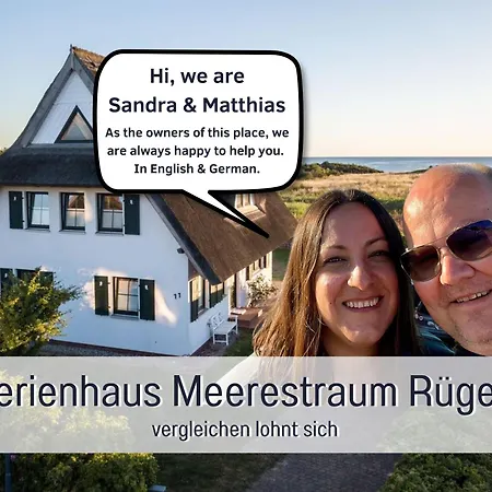 Casa vacanze Meerestraum Ruegen - Erste Reihe, Panorama-meerblick & Kamin, Hund Willkommen, Ruhige Lage, 150 M Zur Ostsee